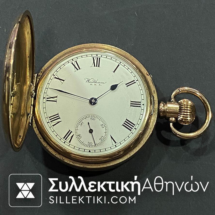 Pocket Watch Waltham 50 mm Working good